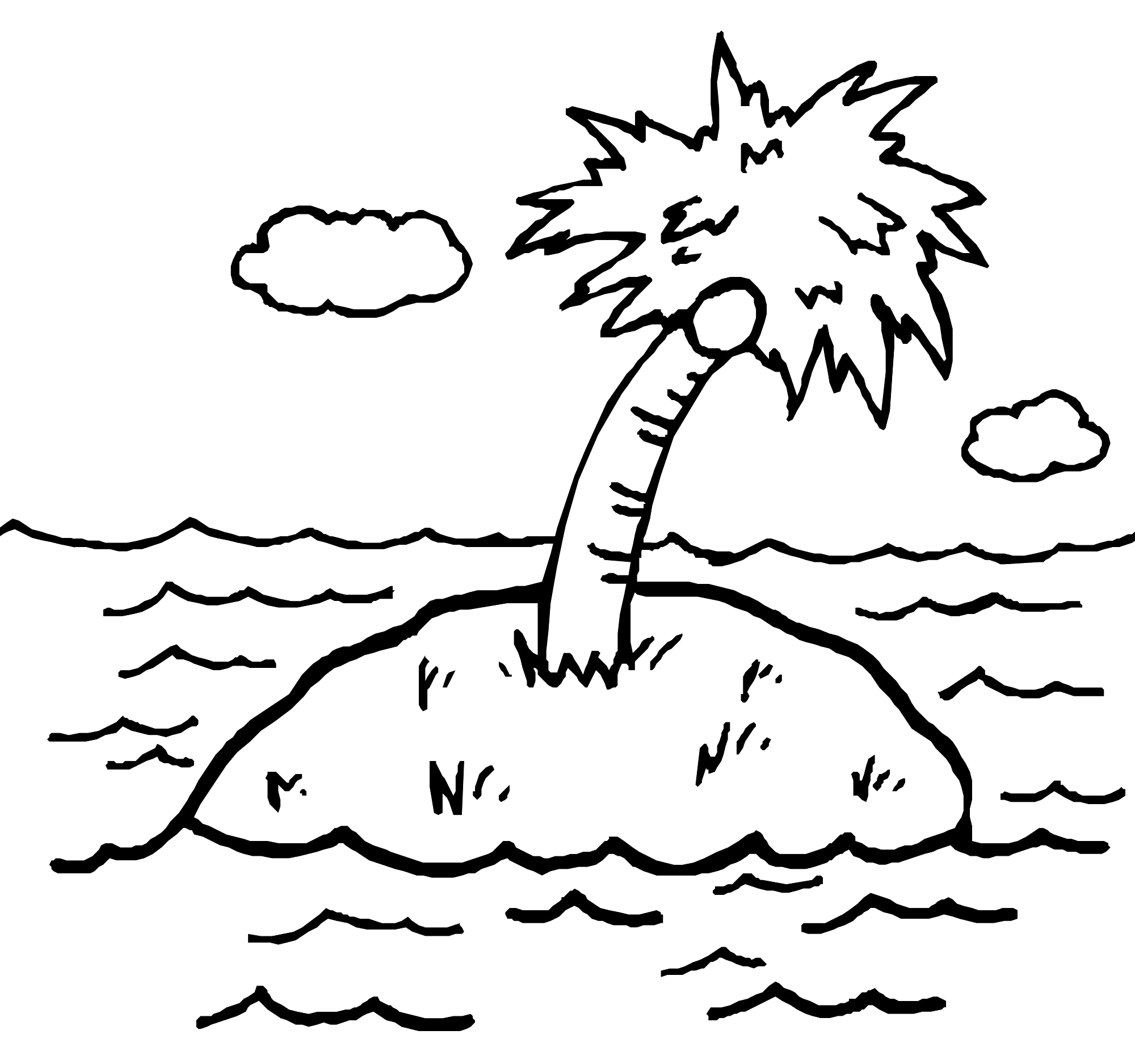 Insel Ausmalbilder: Entdecke die Freude am Malen – Kostenlos!