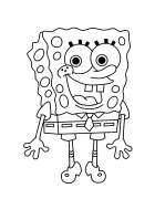 Spongebob Squarepants Kleurbladsye Om Te Druk