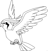 Pidgeot Tudalennau Lliwio Y Gellir Eu Hargraffu