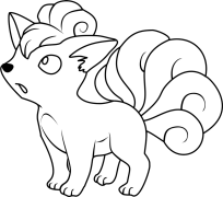 Vulpix Tudalennau Lliwio Y Gellir Eu Hargraffu