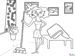 Cleanup Coloring pages to print