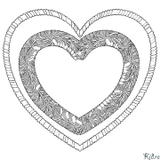Heart Coloring pages to print