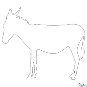 Donkey Coloring Pages To Print