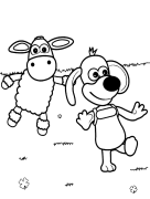 Shaun the sheep Coloring pages to print