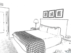 Hotel Coloring pages to print