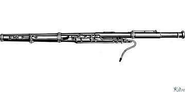 Bassoon Coloring pages to print