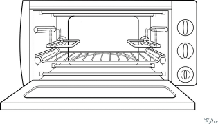 Oven Coloring Pages To Print