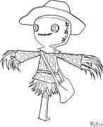 Scarecrow Coloring pages to print