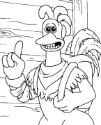 Chicken run Online coloring