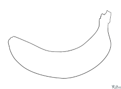 Banano Preseblaj Koloraj Paĝoj