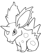 Nidoran Male Printbere Kleurplaten