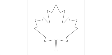 Canada Duilleagan Dathte Clò-bhuailte
