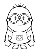 Minions Colorear En Liña