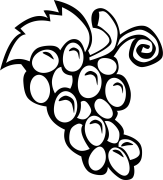 Uvas Páxinas Para Colorear Imprimibles