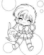 Magic Knight Rayearth Páxinas Para Colorear Imprimibles