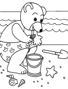 Pequeno Oso Marrón Páxinas Para Colorear Imprimibles