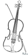 Violino Disegni Da Colorare Stampabili