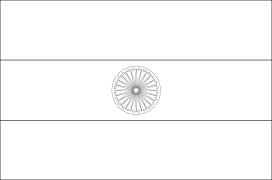 インド 印刷可能なぬりえ