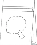 ブロッコリー  印刷可能なぬりえ