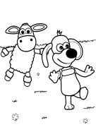 Shaun The Sheep Pewarnaan Online