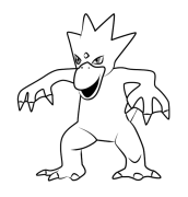 Golduck Pewarnaan Online
