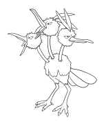 Dodrio Pagini De Colorat Imprimabile