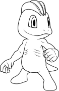Machop Pagini De Colorat Imprimabile