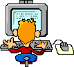 Datorvetenskapsman Animerade Bilder Gif