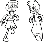 Cyberchase Саҳифаҳои Рангкунии Чопшаванда