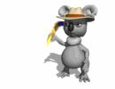 Koala Animasyonlu Resimler Gif