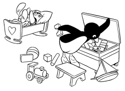 Pingu Tô Màu Trực Tuyến